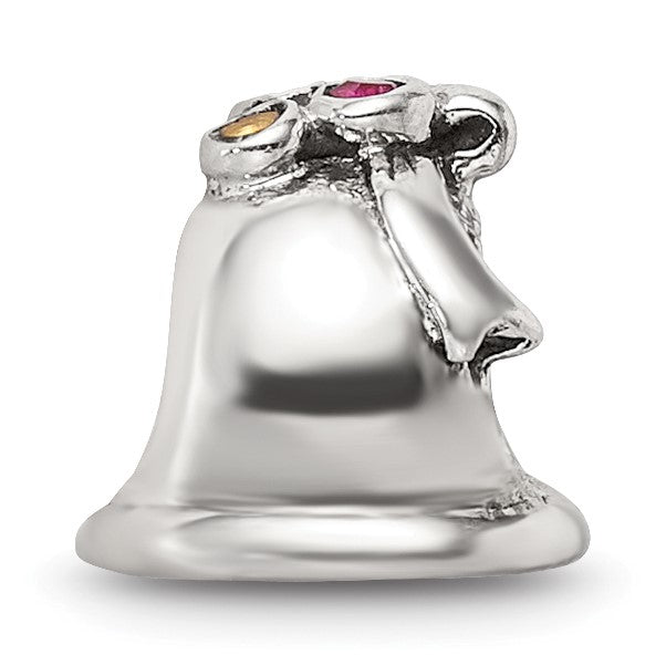 Sterlingsilber Reflections Zirkonia Bell Perle