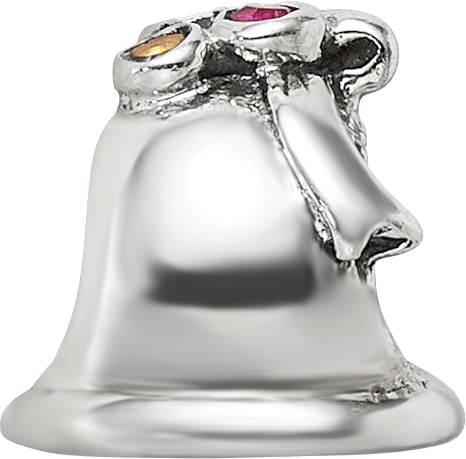 Sterlingsilber Reflections Zirkonia Bell Perle