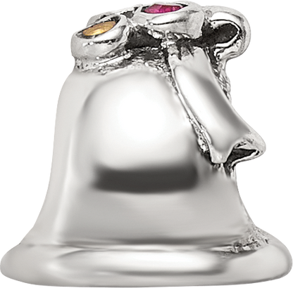 Sterlingsilber Reflections Zirkonia Bell Perle