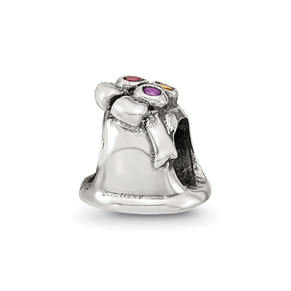Sterlingsilber Reflections Zirkonia Bell Perle