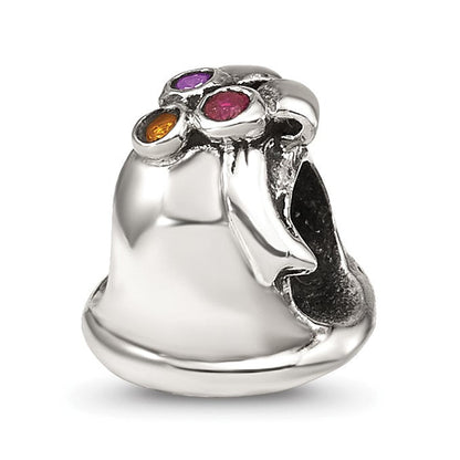 Sterlingsilber Reflections Zirkonia Bell Perle