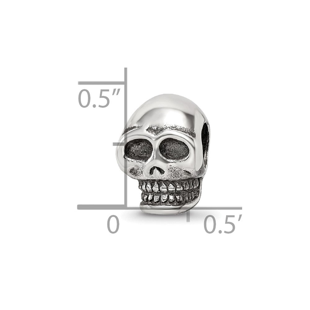 Sterlingsilber Reflections Totenkopf Perle