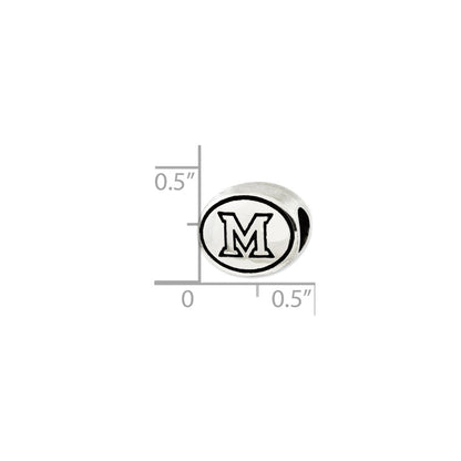 Sterlingsilber Antikisiert Miami Of Ohio Collegiate Perle