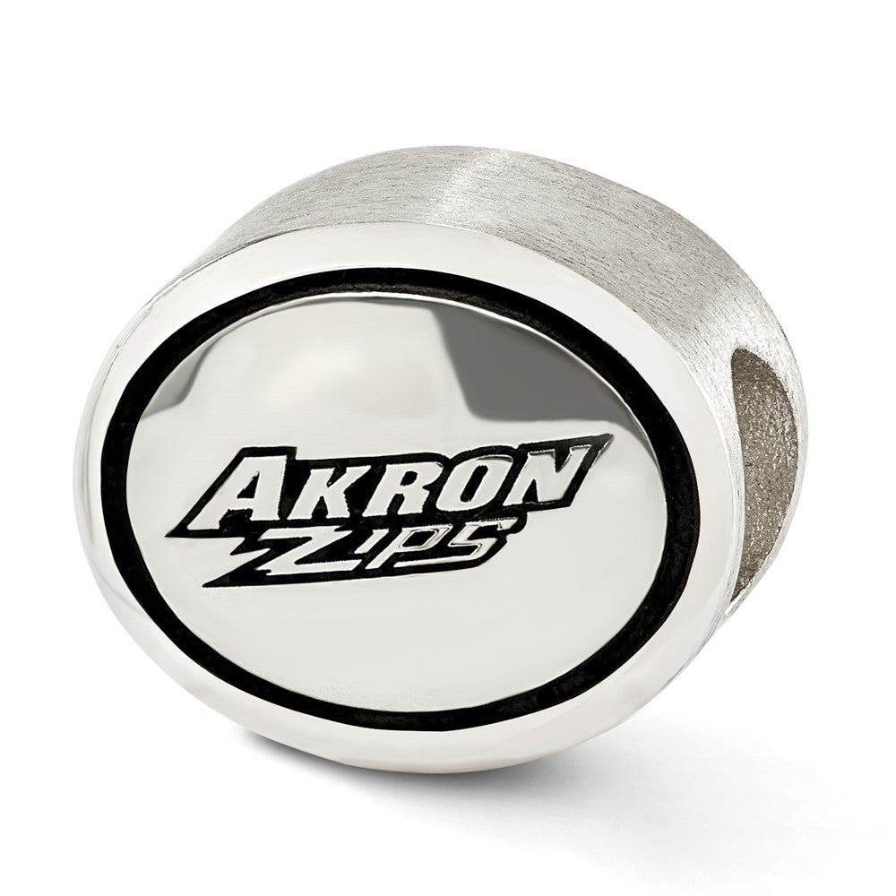 Sterlingsilber Antikisiert University Of Akron Collegiate Perle