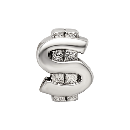 Sterlingsilber Reflections Dollar Zeichen Perle
