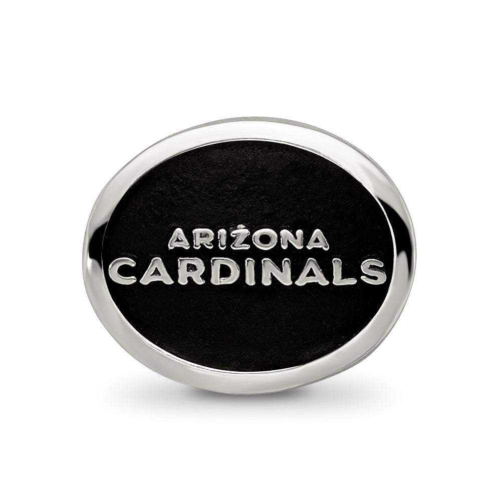 Sterlingsilber Emailliert Logoart Arizona Cardinals Nfl Perle