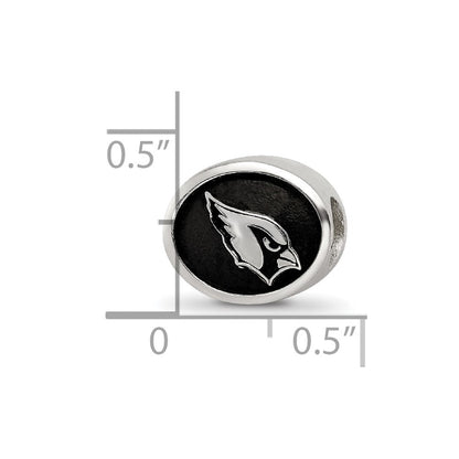 Sterlingsilber Emailliert Logoart Arizona Cardinals Nfl Perle