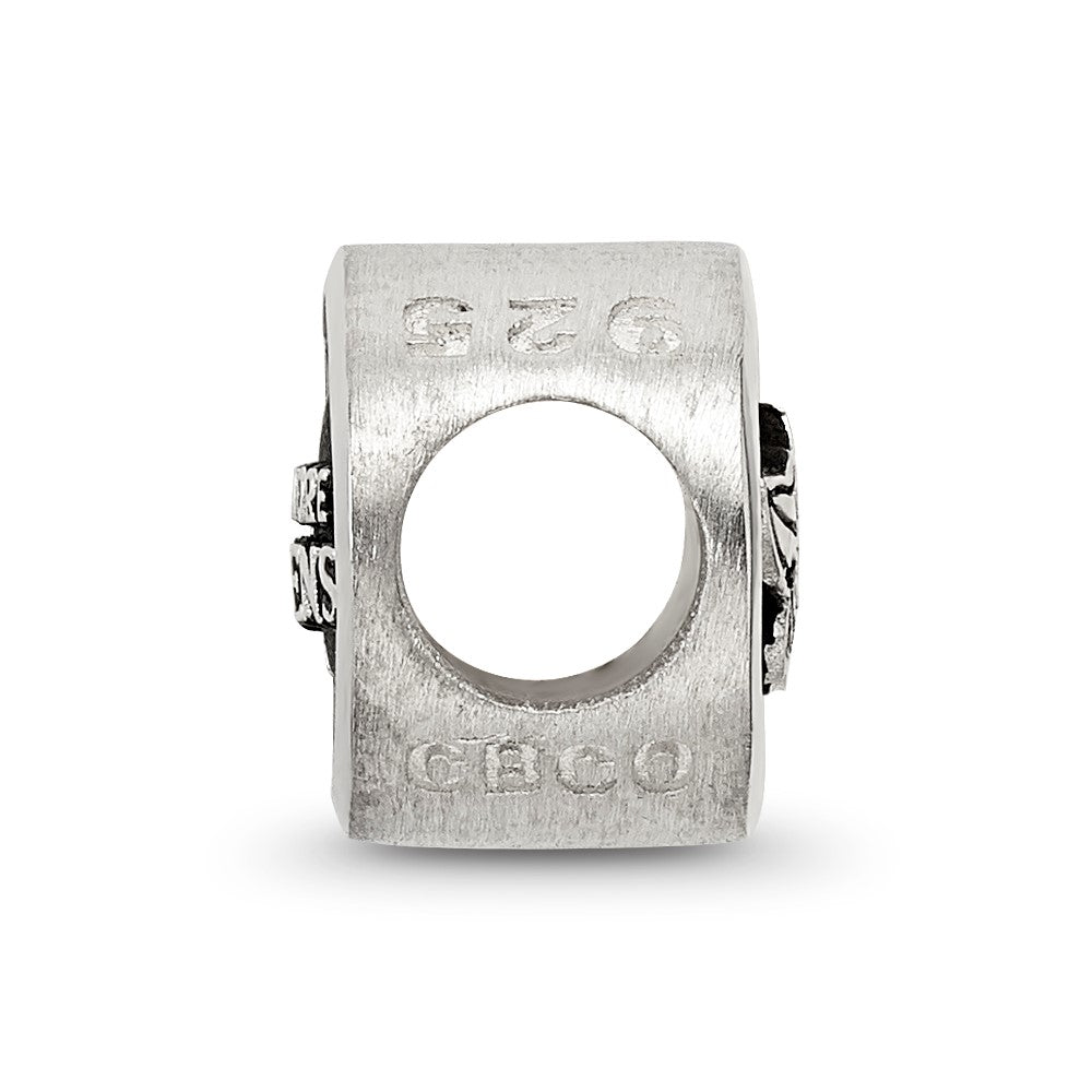 Sterlingsilber Logoart Emailliert Baltimore Ravens Nfl Perle
