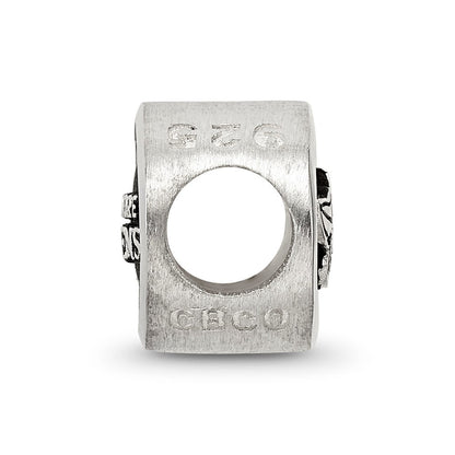 Sterlingsilber Logoart Emailliert Baltimore Ravens Nfl Perle
