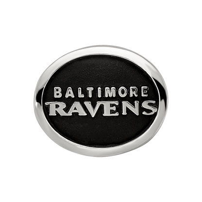Sterlingsilber Logoart Emailliert Baltimore Ravens Nfl Perle