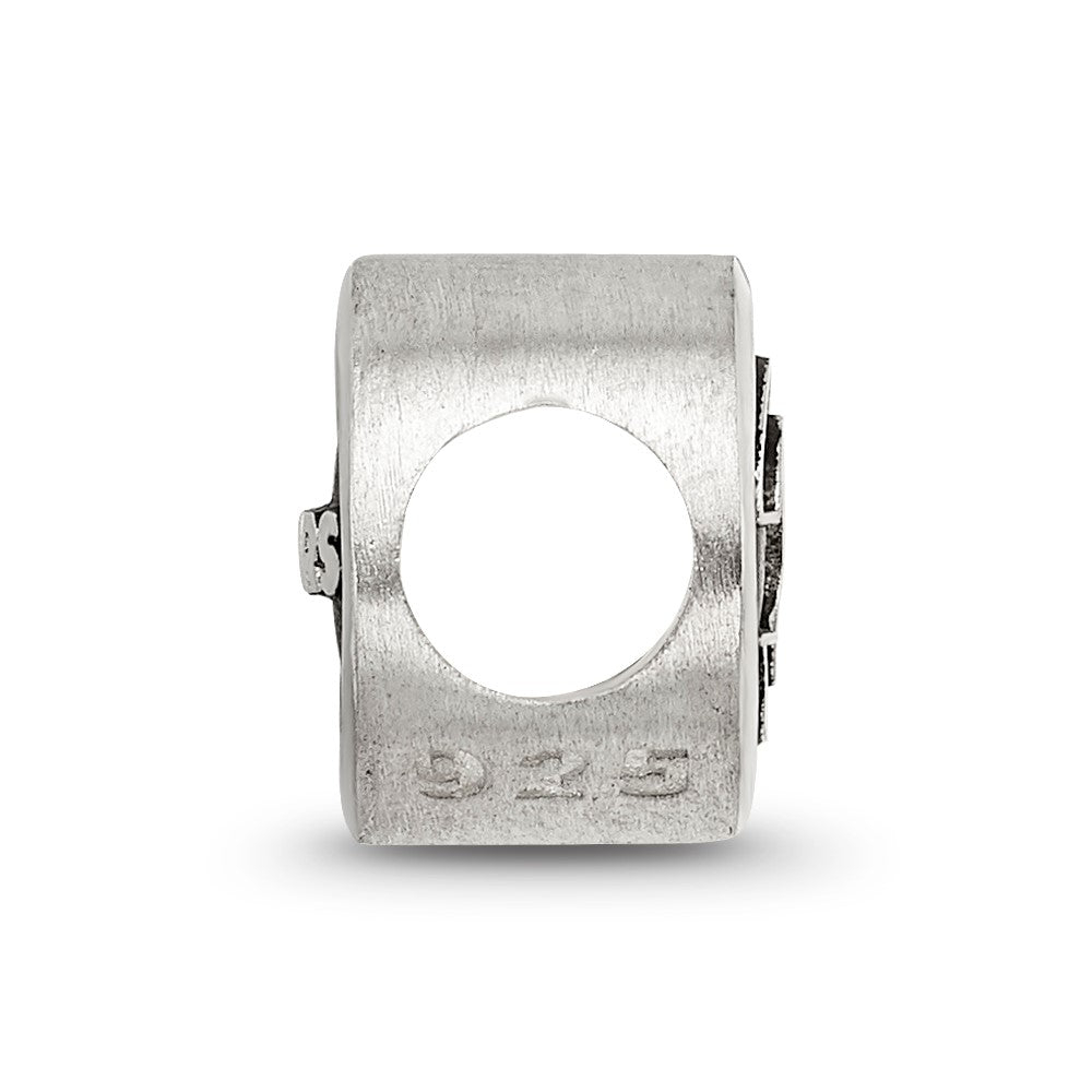 Sterlingsilber Logoart Emailliert Chicago Bears Nfl Perle