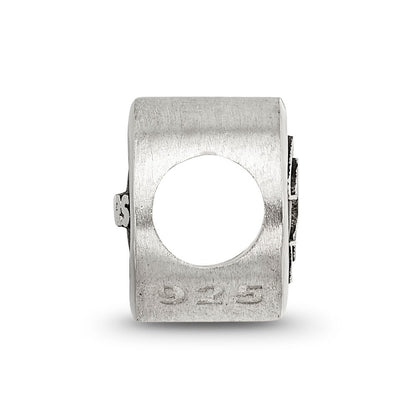 Sterlingsilber Logoart Emailliert Chicago Bears Nfl Perle