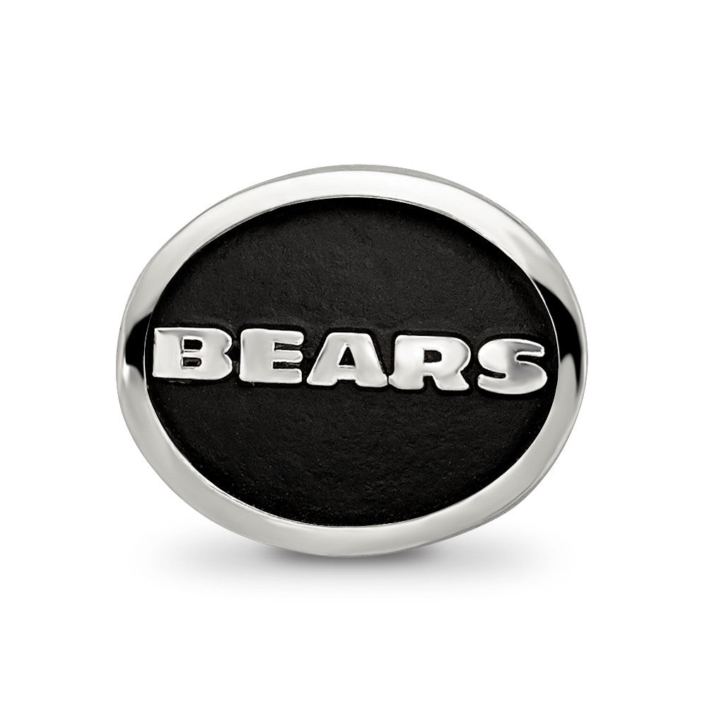 Sterlingsilber Logoart Emailliert Chicago Bears Nfl Perle