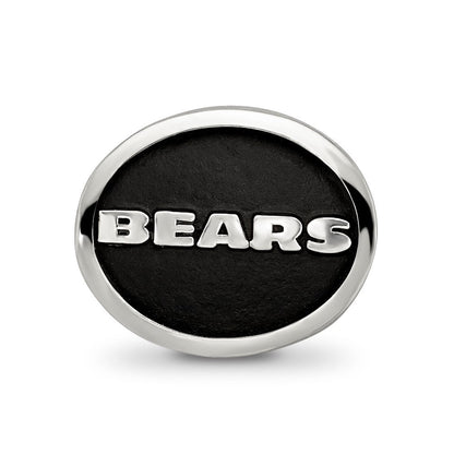 Sterlingsilber Logoart Emailliert Chicago Bears Nfl Perle