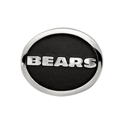 Sterlingsilber Logoart Emailliert Chicago Bears Nfl Perle