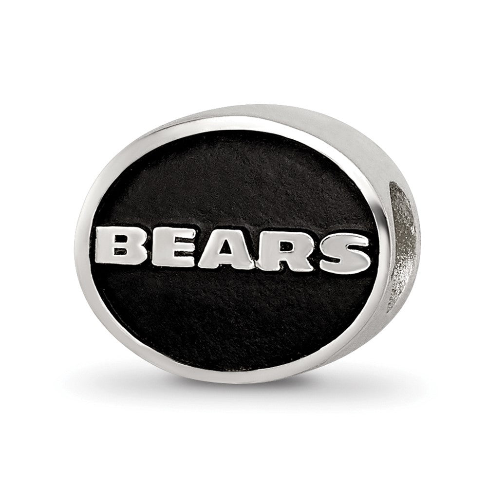 Sterlingsilber Logoart Emailliert Chicago Bears Nfl Perle