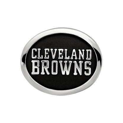 Sterlingsilber Logoart Emailliert Cleveland Browns Nfl Perle