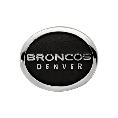 Sterlingsilber Logoart Emailliert Denver Broncos Nfl Perle