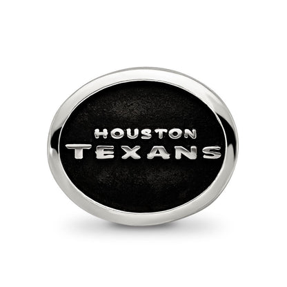 Sterlingsilber Logoart Emailliert Houston Texans Nfl Perle