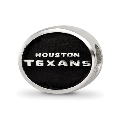 Sterlingsilber Logoart Emailliert Houston Texans Nfl Perle