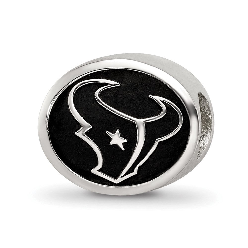 Sterlingsilber Logoart Emailliert Houston Texans Nfl Perle