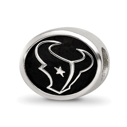 Sterlingsilber Logoart Emailliert Houston Texans Nfl Perle