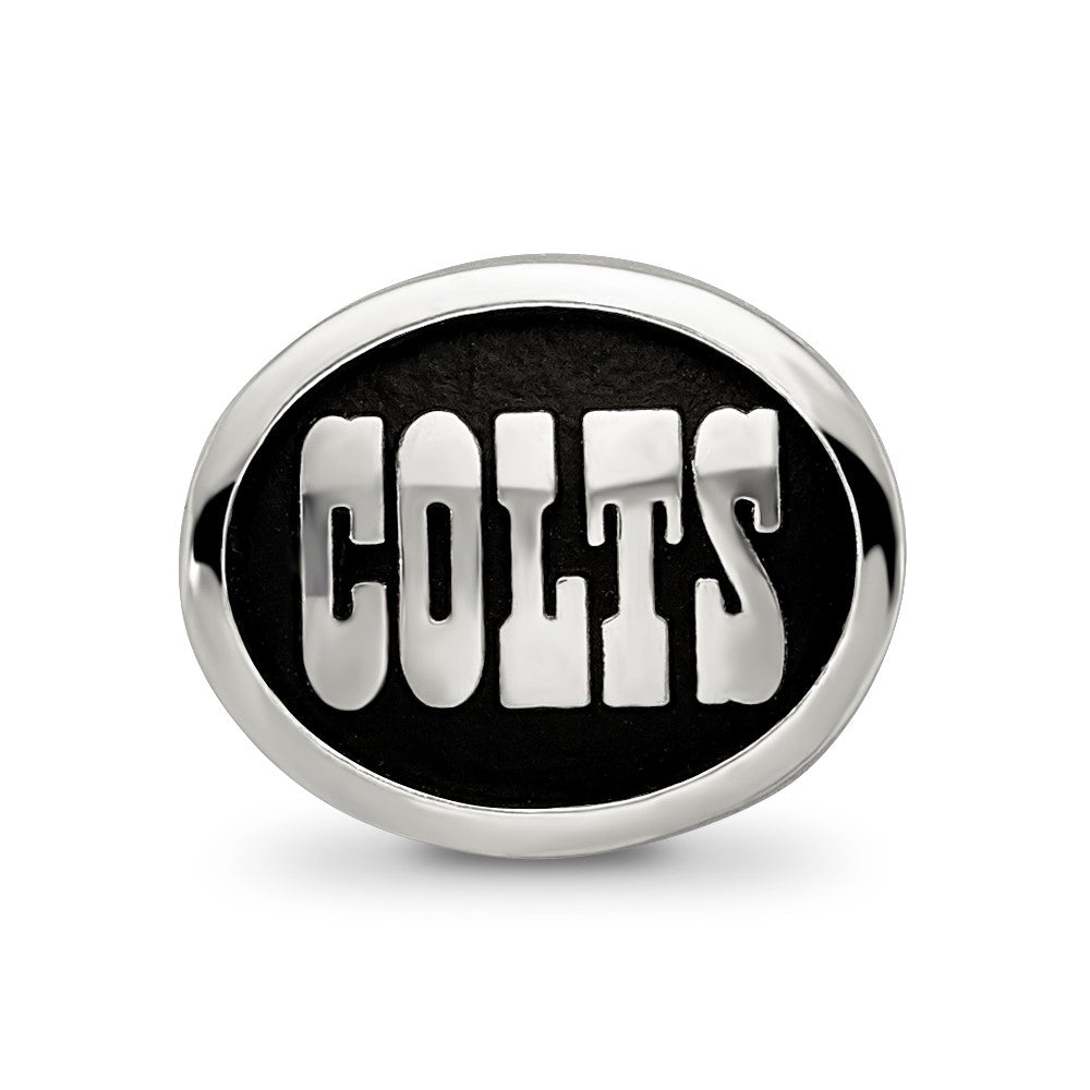 Sterlingsilber Logoart Emailliert Indianapolis Colts Nfl Perle