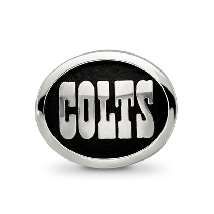 Sterlingsilber Logoart Emailliert Indianapolis Colts Nfl Perle