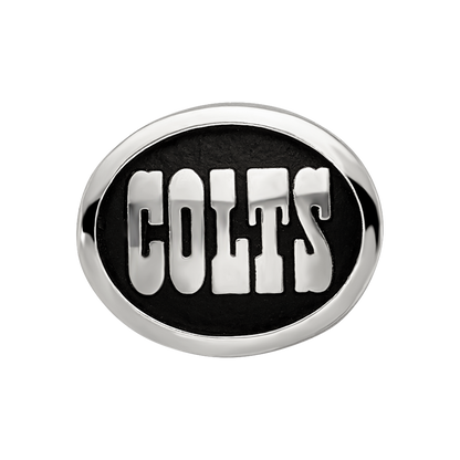 Sterlingsilber Logoart Emailliert Indianapolis Colts Nfl Perle