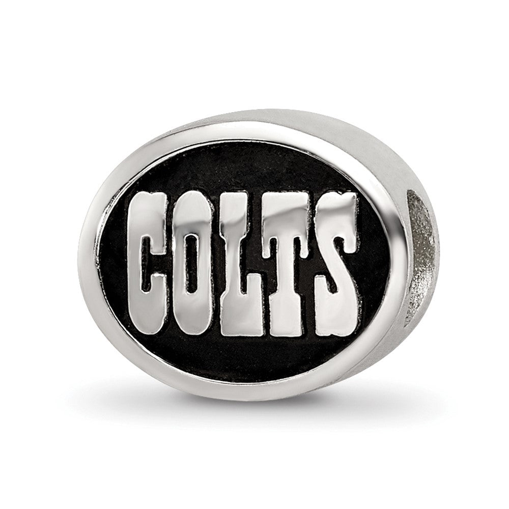Sterlingsilber Logoart Emailliert Indianapolis Colts Nfl Perle