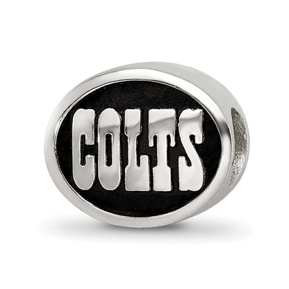 Sterlingsilber Logoart Emailliert Indianapolis Colts Nfl Perle