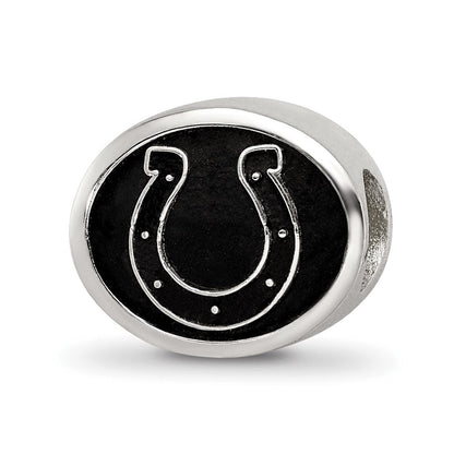 Sterlingsilber Logoart Emailliert Indianapolis Colts Nfl Perle