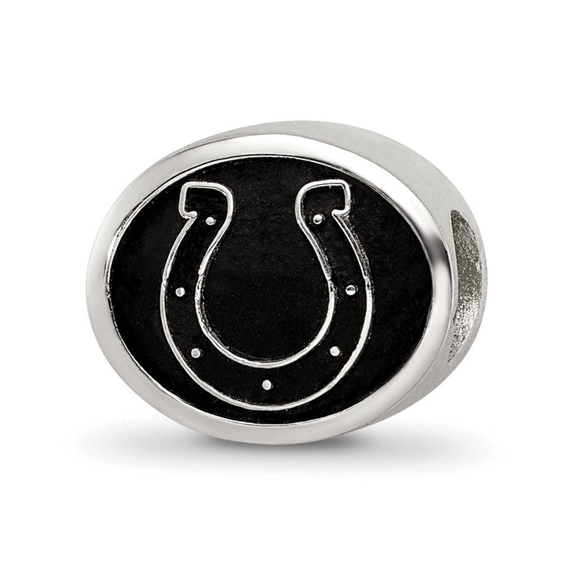 Sterlingsilber Logoart Emailliert Indianapolis Colts Nfl Perle