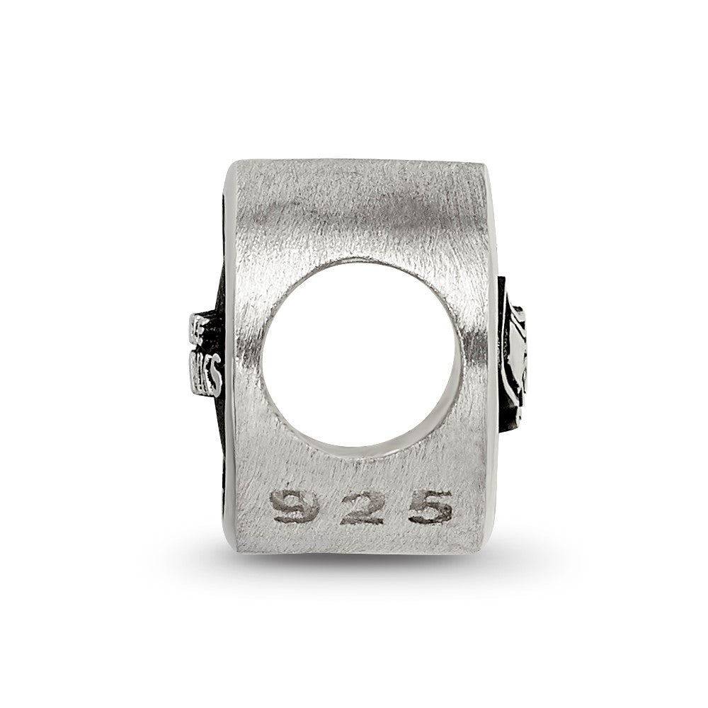 Sterlingsilber Logoart Emailliert Seattle Seahawks Nfl Perle