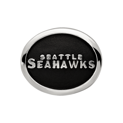 Sterlingsilber Logoart Emailliert Seattle Seahawks Nfl Perle