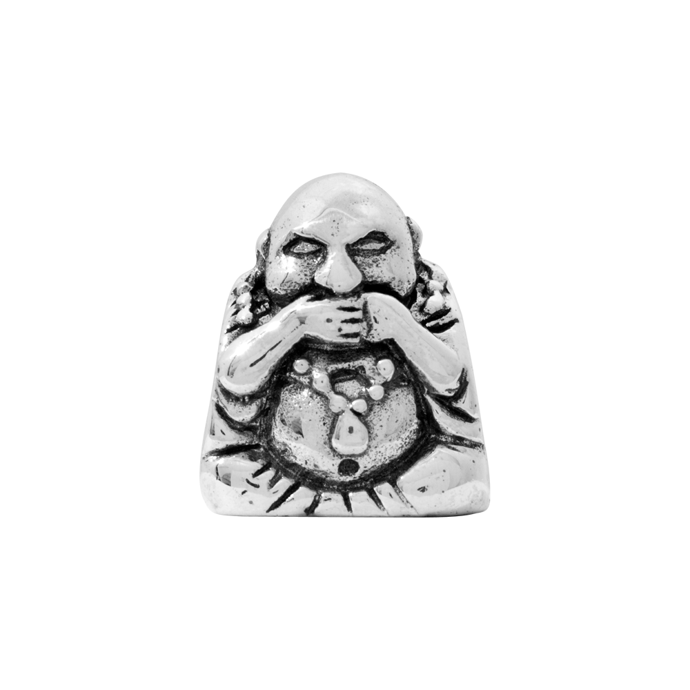 Sterlingsilber Reflections Speak No Böse Buddha Perle
