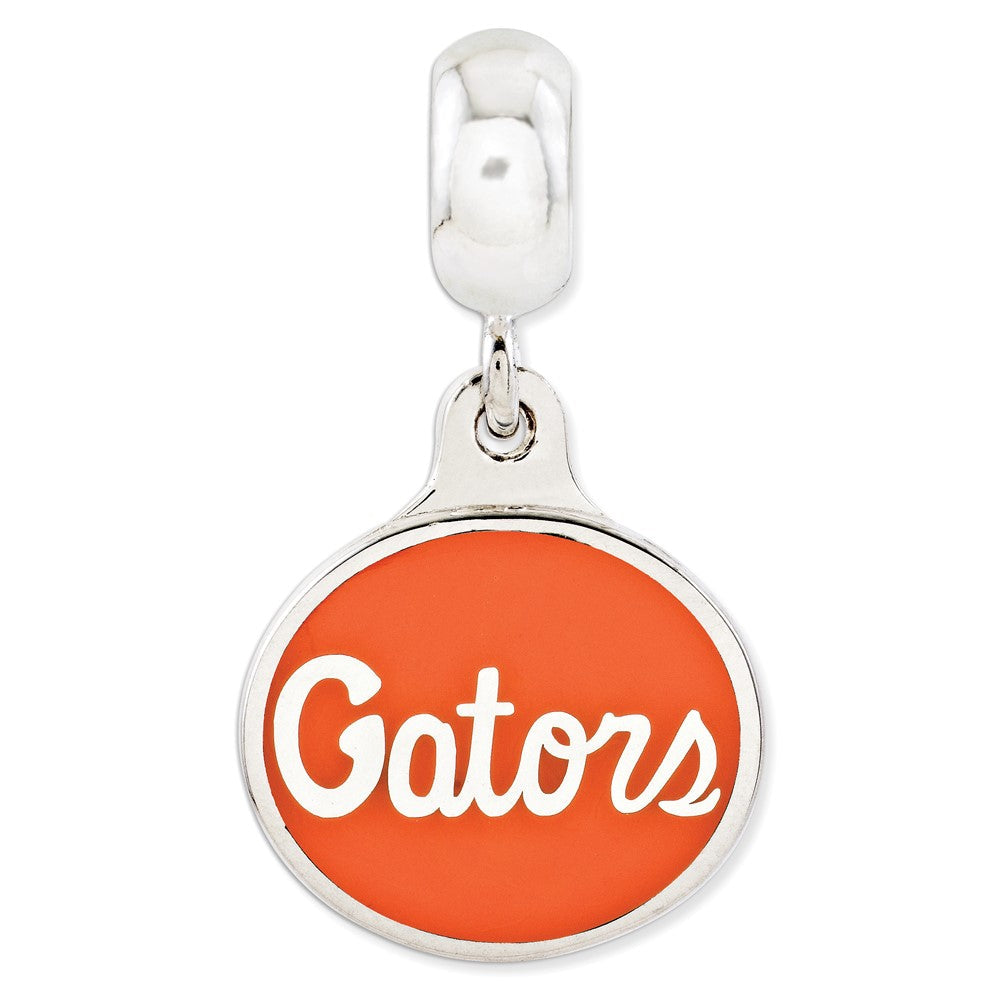 Sterlingsilber University Of Florida Collegiate Emailliert Hängend Perle