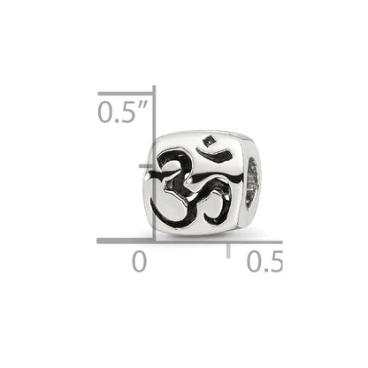 Sterlingsilber Reflections Om Symbol Perle