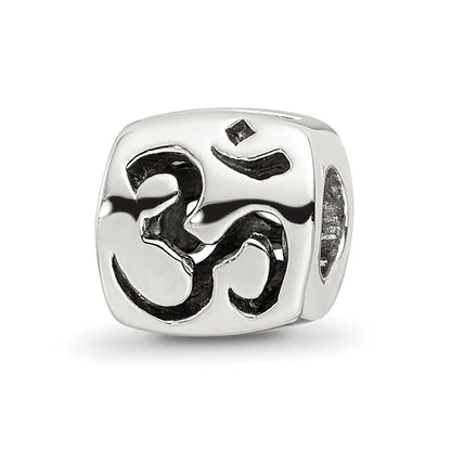 Sterlingsilber Reflections Om Symbol Perle