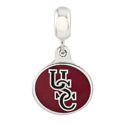 Sterlingsilber Universität. South Carolina Collegiate Emailliert Hängend Perle