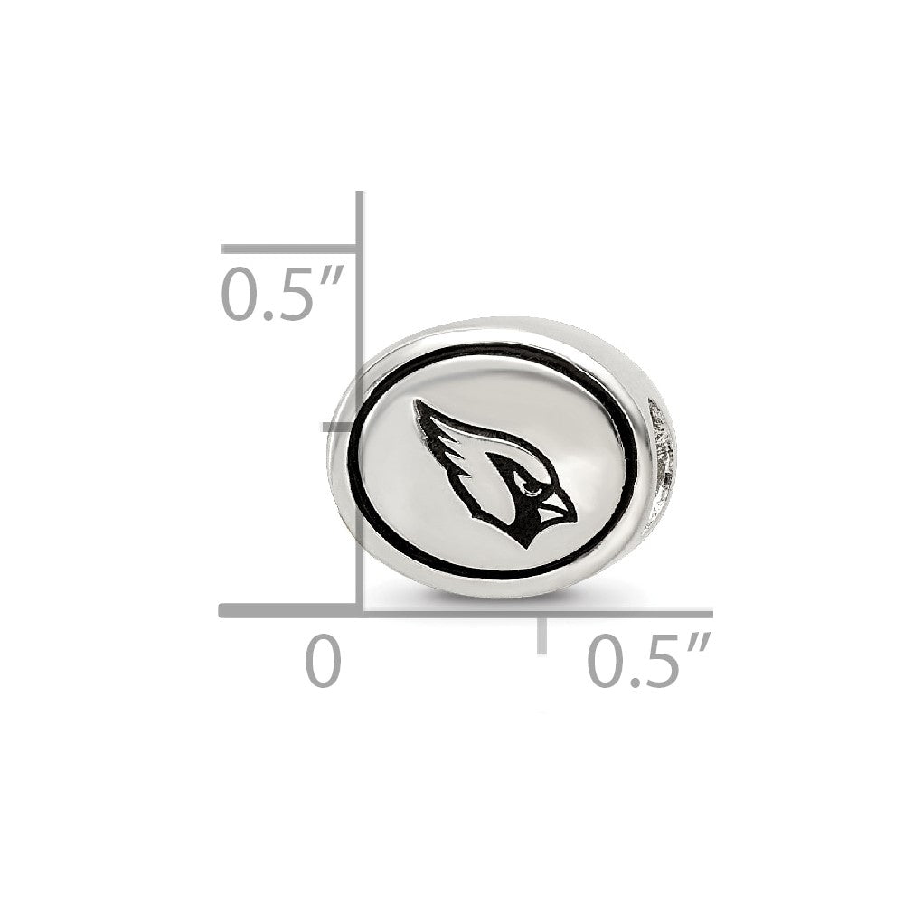 Sterlingsilber Antikisiert Arizona Cardinals Nfl Perlen