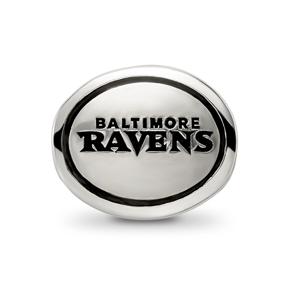 Sterlingsilber Antikisiert Baltimore Ravens Nfl Perle