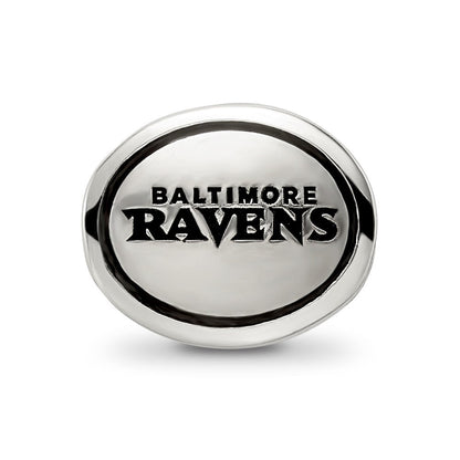 Sterlingsilber Antikisiert Baltimore Ravens Nfl Perle