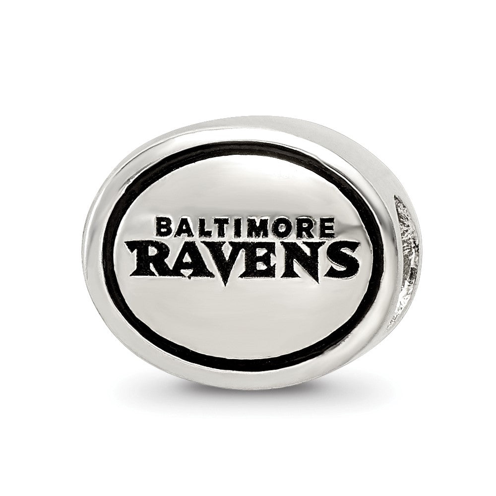 Sterlingsilber Antikisiert Baltimore Ravens Nfl Perle