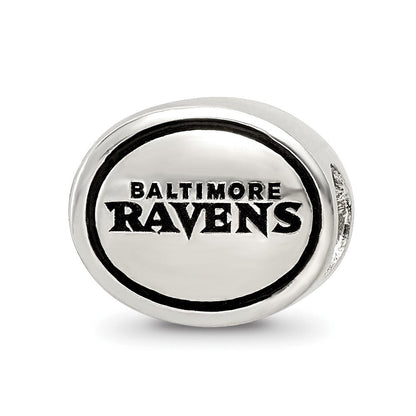 Sterlingsilber Antikisiert Baltimore Ravens Nfl Perle