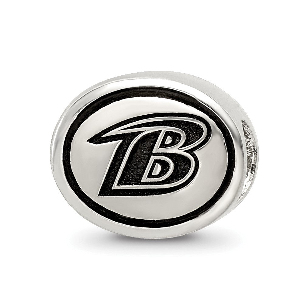 Sterlingsilber Antikisiert Baltimore Ravens Nfl Perle