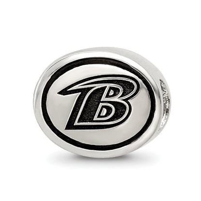 Sterlingsilber Antikisiert Baltimore Ravens Nfl Perle