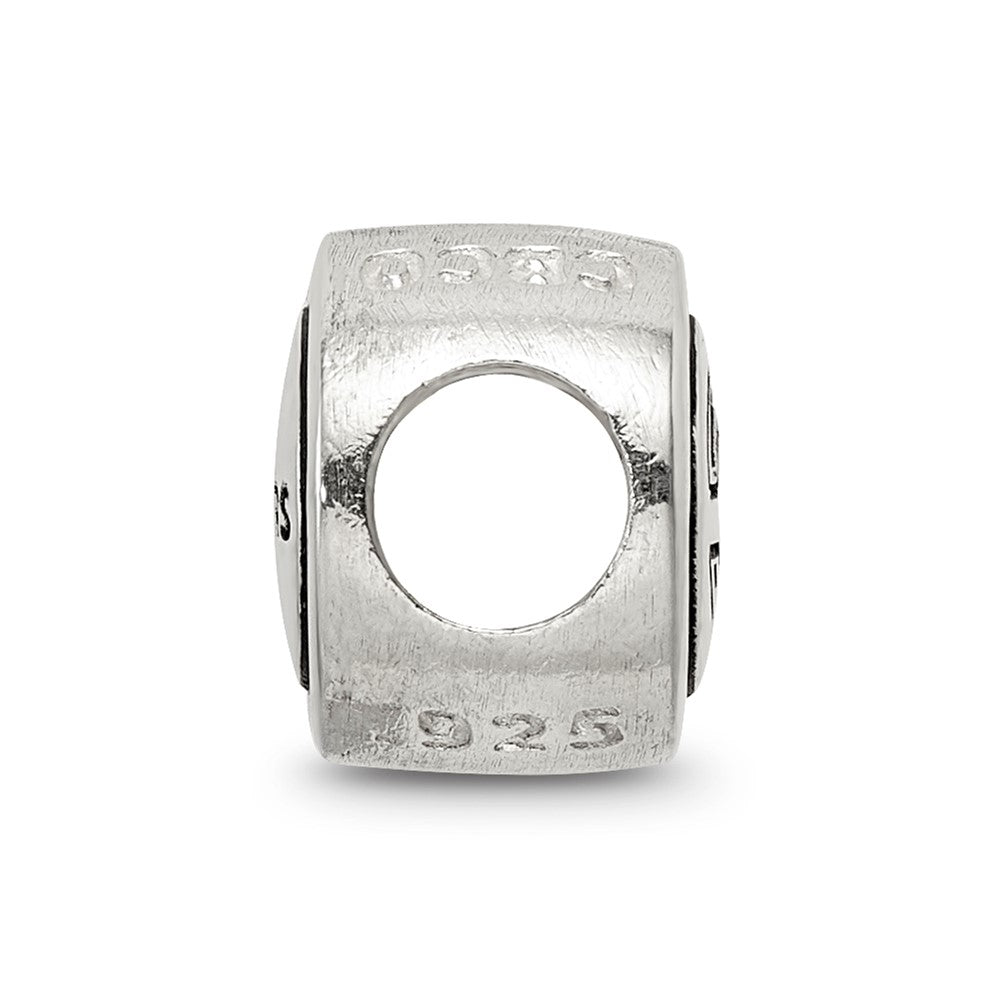 Sterlingsilber Antikisiert Chicago Bears Nfl Perle