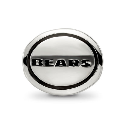 Sterlingsilber Antikisiert Chicago Bears Nfl Perle