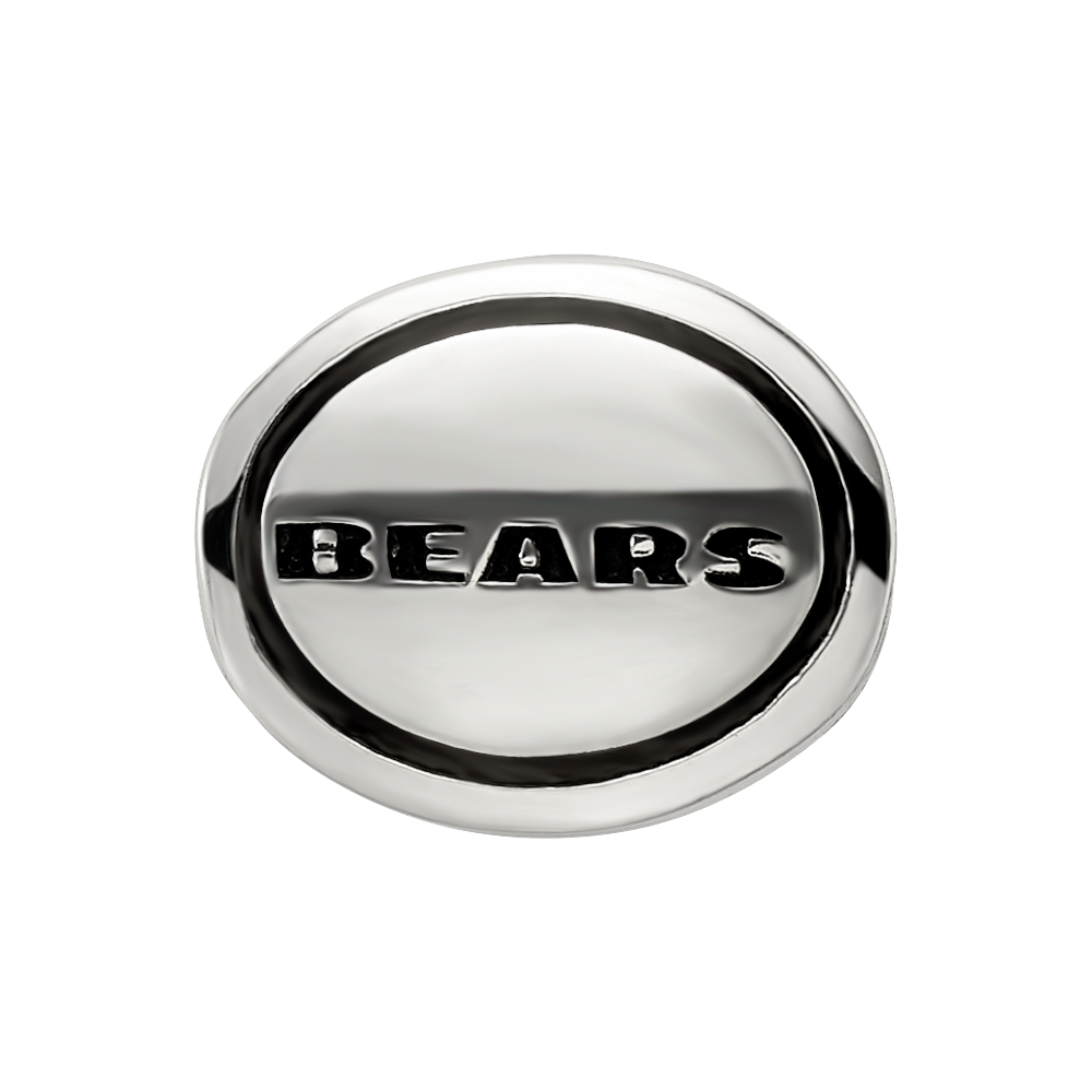 Sterlingsilber Antikisiert Chicago Bears Nfl Perle